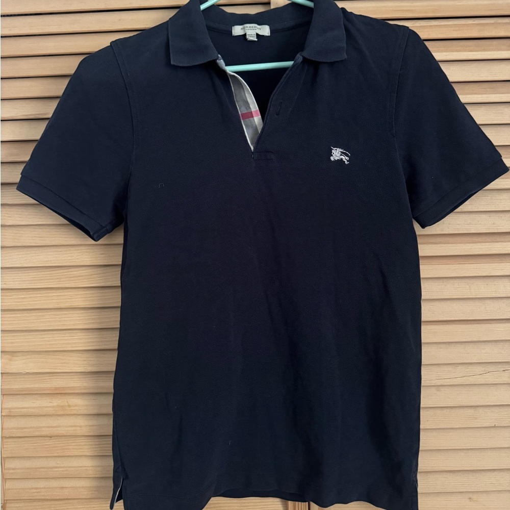 Burberry Black Polo Shirt Women’s Sz s